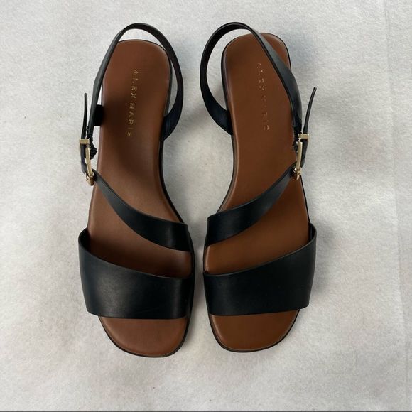 Alex Marie Shoes - 𝅺Alex Marie Black Strapped Sandal Size 10 Women Comfort and Elegance